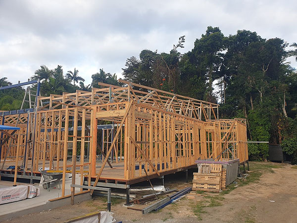 timber wall framing construction